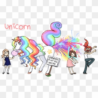 Picture - Unicorn Warning, HD Png Download