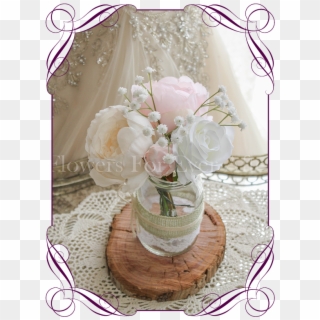 Blush Pastel Table Posy Flowers For Ever After Artificial, HD Png Download