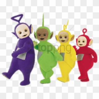 Free Png Download Teletubbies Walking In Line Clipart - Transparent Background Teletubbies Png, Png Download