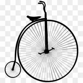 Png Library Library Clipart - Penny Farthing Bike Silhouette, Transparent Png