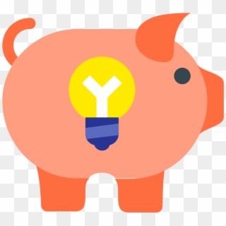 This Is A Picture Of A Piggy Bank - Illustration, HD Png Download