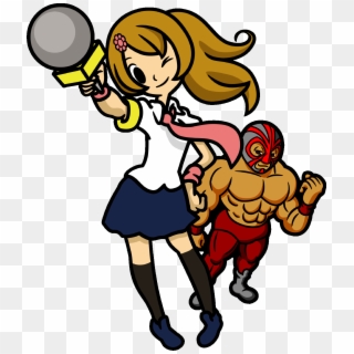 Wrestler Clipart Cliparts Suggest Png - Rhythm Heaven Reporter, Transparent Png