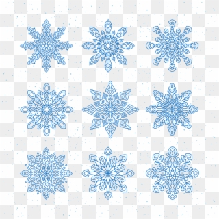 Vacation, Snowflakes Vector New Year's Eve Christmas - Flower Shape Brush Photoshop, HD Png Download
