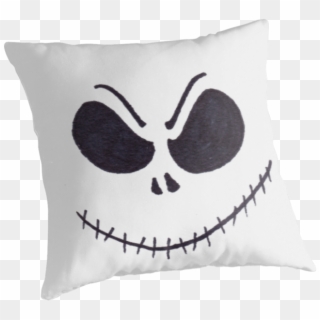 Jack Skellington Face By Pizzauniverse - Cushion, HD Png Download