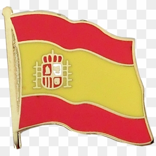 Spain With Crest Flag Lapel Pin, HD Png Download