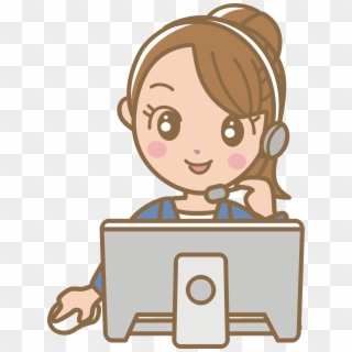 This Free Icons Png Design Of Female Call Centre Worker, Transparent Png