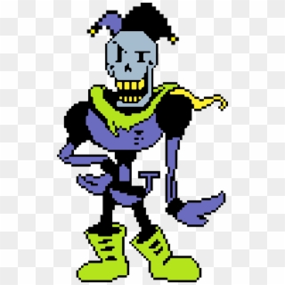 Mix Of Jevil And Papyrus, HD Png Download