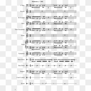 Bullet Bill Brigade Sheet Music Composed By Composed, HD Png Download