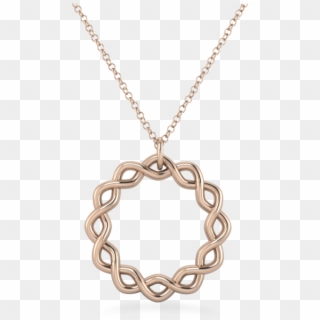 Solid Gold Infinity Wreath Necklace, HD Png Download
