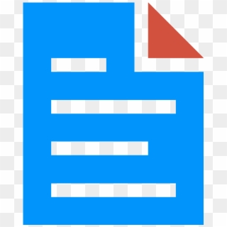 Document-icon - Cobalt Blue, HD Png Download
