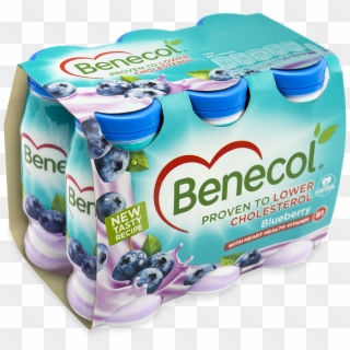 Benecol® Blueberry Yogurt Drink - Benecol Yogurt Drink Blueberry, HD Png Download