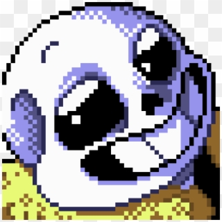 Sans Icon - Cute Skull Pixel Art, HD Png Download