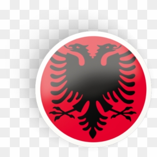 Albania Flag Vector Art Icon - Albanian Flag, HD Png Download