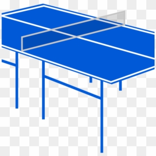 Table Clipart Vector Clip Art Free Design Clipartbarn - Draw A Table Tennis, HD Png Download