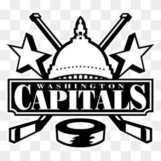 Washington Capitals Logo Black And White, HD Png Download