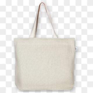 Juton Zipper Tote Bag White -ecoright - Eco Bag White Large, HD Png Download