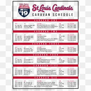 Louis Cardinals Caravan - 2018 Cardinals Caravan, HD Png Download