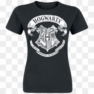 Null Hogwarts Logo Black T-shirt 369653 Ylylxqj - Mma Fight T Shirts, HD Png Download