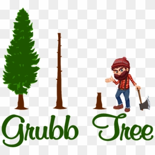 Grubb Tree Logo - 樵 夫 卡通, HD Png Download