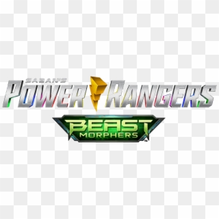 The Beast Morphers Logo Uses Light Green Lettering - Power Rangers Beast Morphers Logo, HD Png Download