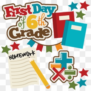 Graduation Clipart Sixth Grade - First Day Of Third Grade Png, Transparent Png
