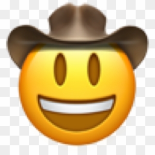 #emoji #ios #overlay #freetoedit - Cowboy Emoji Meme, HD Png Download
