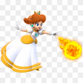How Princess Daisy Should Be In Her Official Fire Flower, HD Png Download