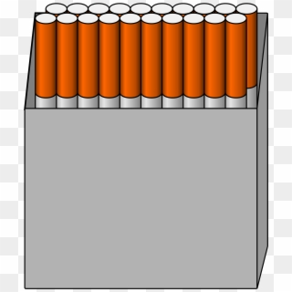 Cigarette Clipart Cigarette Box - Clip Art, HD Png Download