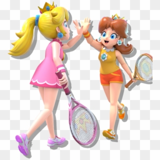 Official Peach & Daisy Artwork From Mario Tennis Aces - Daisy Mario Tennis Aces, HD Png Download