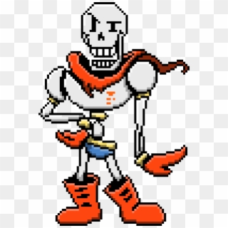 Png Stickpng - Undertale Papyrus Colored Sprite, Transparent Png