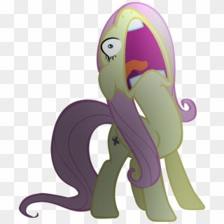 **anonymous Used *roll Picture* ****anonymous Rolled - Mlp Scare Master Fluttershy, HD Png Download