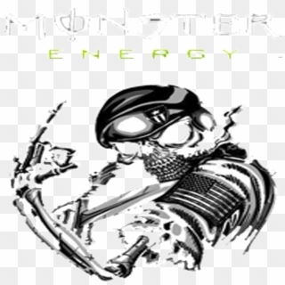 Monsterenergy - Monster Energy Skull, HD Png Download