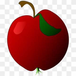 This Free Icons Png Design Of A Red Apple - Clip Art, Transparent Png