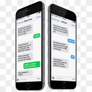 Fastsms Main Business Text Message Example - Iphone, HD Png Download