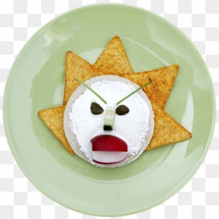 Dish Plate Junk Food - Mask, HD Png Download
