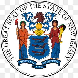 New Jersey State Seal - New York And New Jersey Flag, HD Png Download