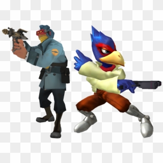 Falco Lombardi From Super Smash Bros Melee, HD Png Download