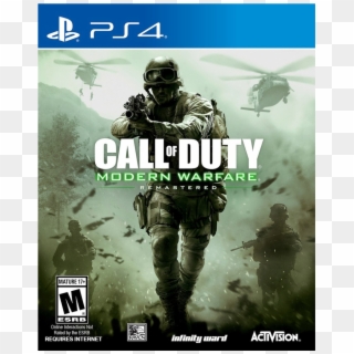 Call Of Duty Modern Warfare Remastered Playstation - Call Of Duty Modern Warfare Remastered, HD Png Download