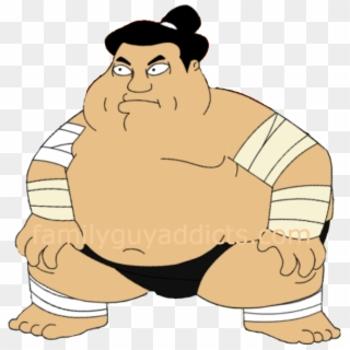 Svg Transparent Download Family Guy Addicts Sumowrestler - Sumo Wrestler Family Guy, HD Png Download