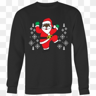 2 Chainz Ugly Christmas Sweater Dancing Santa T-shirt, HD Png Download