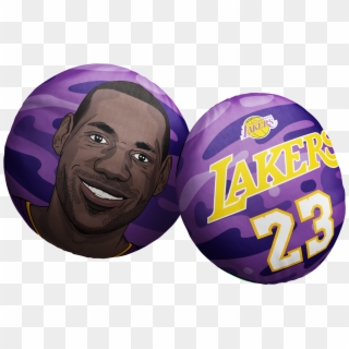 Lebron James Lakers Pillow Head - Los Angeles Lakers, HD Png Download