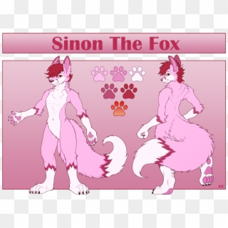 Sinon The Fox Reference Sheet - Cartoon, HD Png Download