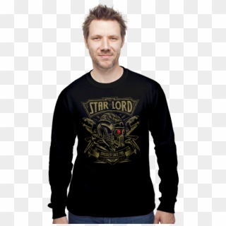 Star Lord - Iron Maiden Long Sleeve T Shirt Men, HD Png Download