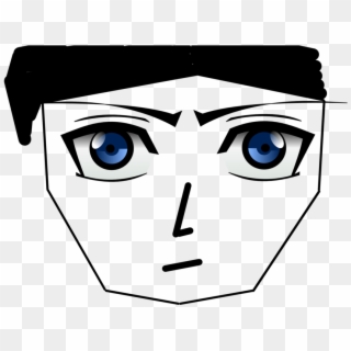 Anime Boy - Transparent Anime Faces Png, Png Download