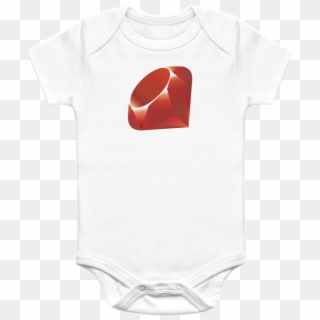 A Great Baby Onesie For Ruby And Rails Programming - Ruby On Rails, HD Png Download