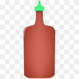 Sriracha Png - Glass Bottle, Transparent Png