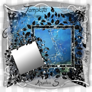 Mirror Frame Cu Template Full Size - Picture Frame, HD Png Download
