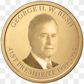 41 George H W Bush-copy - Coin, HD Png Download