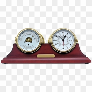 Brass Tide Clock And Barometer Thermometer Set - Quartz Clock, HD Png Download