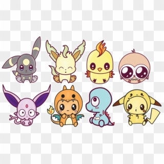 Pokemon Characters Png Image - Drawing, Transparent Png